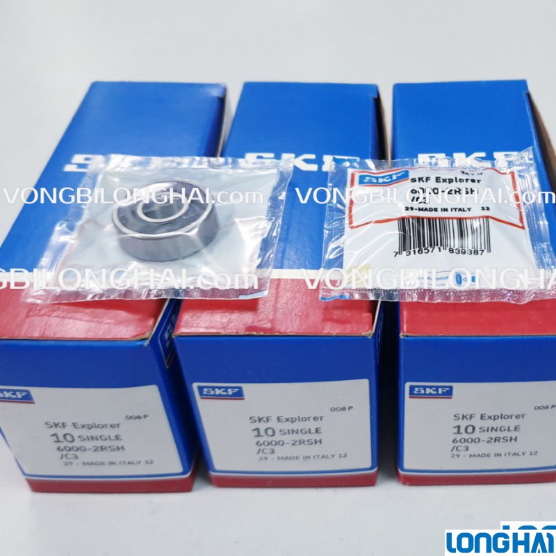 VÒNG BI CẦU SKF 6000-2 RSH/C3 CHÍNH HÃNG|SKF Long Hải: Vòng bi SKF - Đại lý uỷ quyền SKF chính hãng