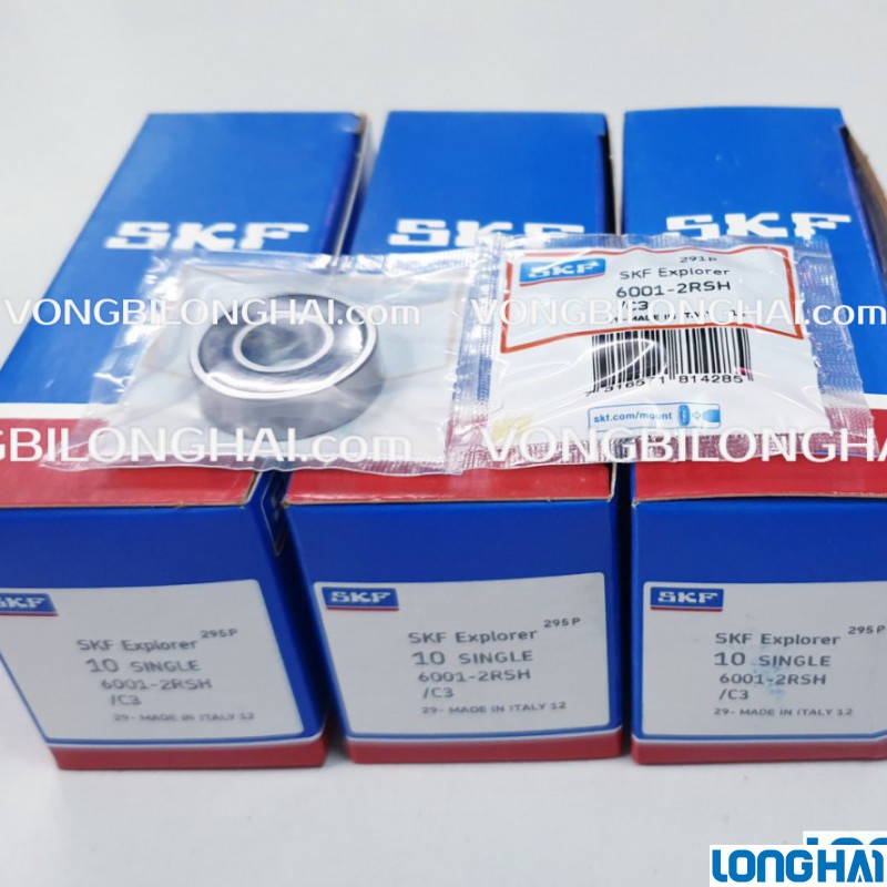 VÒNG BI CẦU SKF 6001-2RSH/C3 CHÍNH HÃNG