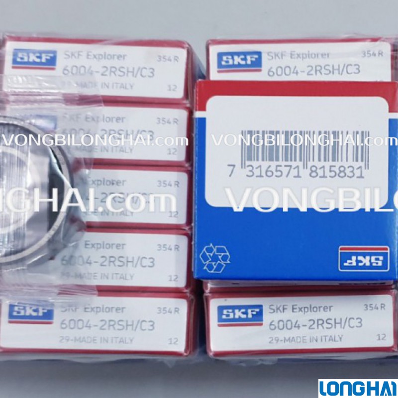 VÒNG BI CẦU SKF 6004-2RSH/C3 CHÍNH HÃNG