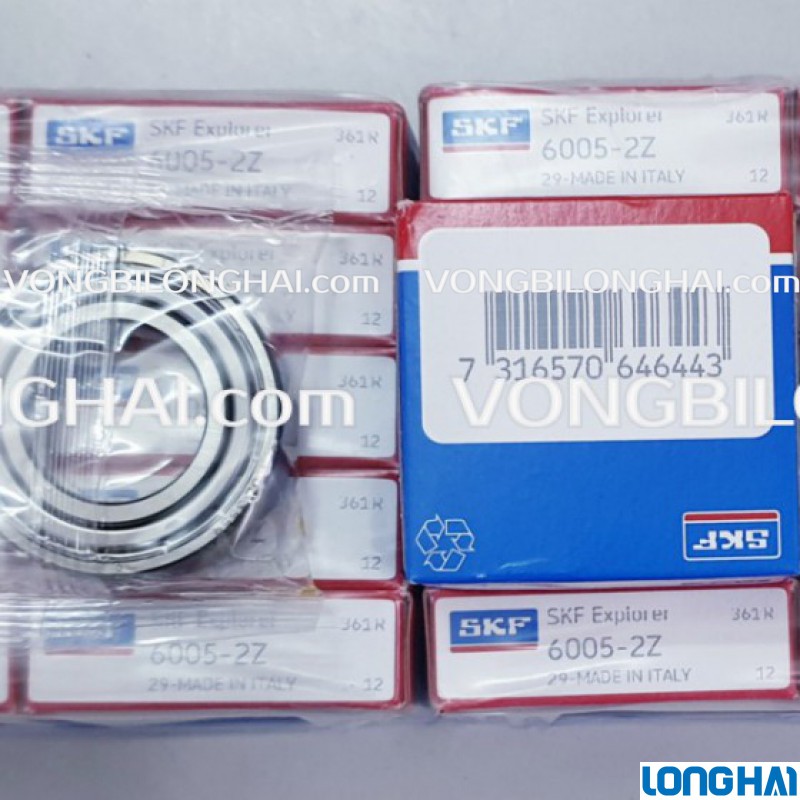 VÒNG BI CẦU SKF 6005-2Z CHÍNH HÃNG|SKF Long Hải: Vòng bi SKF - Đại lý uỷ quyền SKF chính hãng