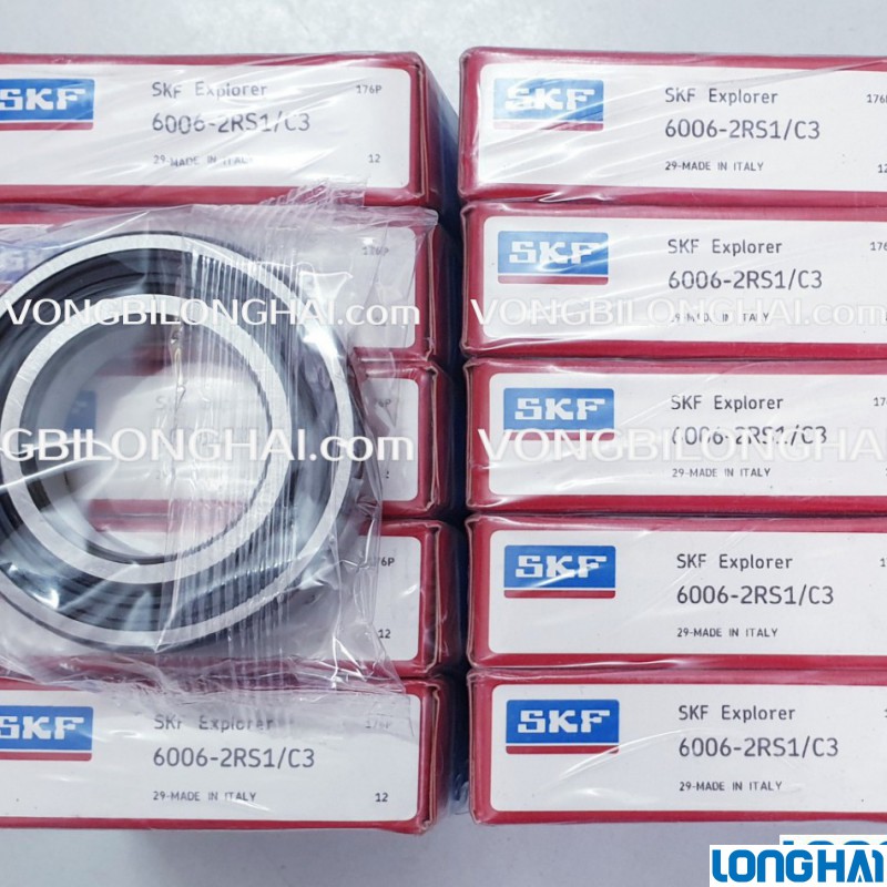 VÒNG BI CẦU SKF6006-2RS1/C3 CHÍNH HÃNG|SKF Long Hải: Vòng bi SKF - Đại lý uỷ quyền SKF chính hãng