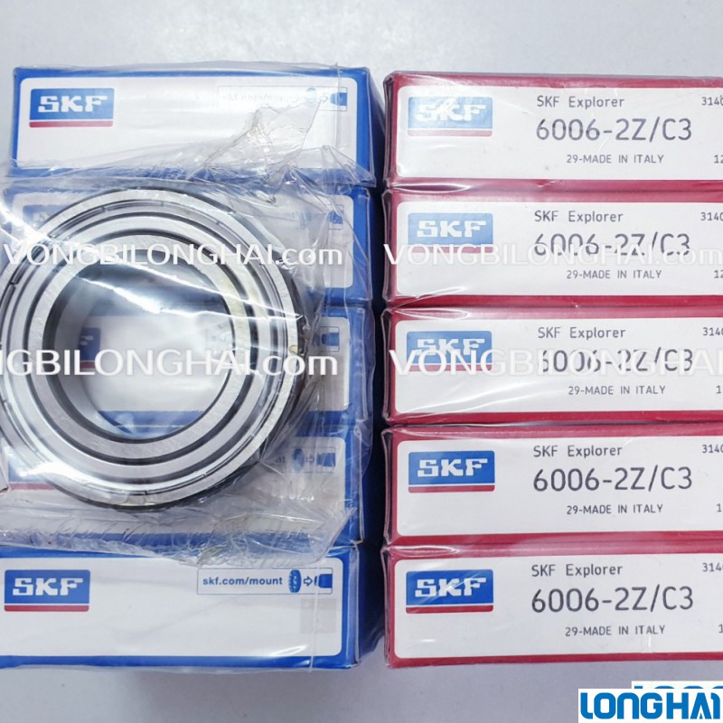 VÒNG BI CẦU SKF 6006-2Z/C3 CHÍNH HÃNG|SKF Long Hải: Vòng bi SKF - Đại lý uỷ quyền SKF chính hãng