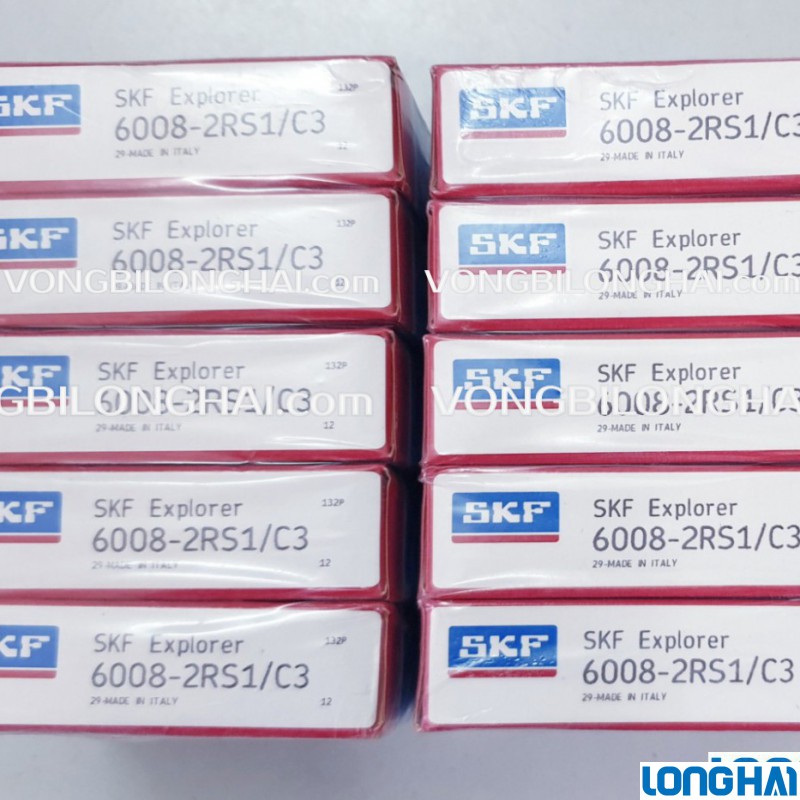 VÒNG BI CẦU SKF 6008-2RS1/C3 CHÍNH HÃNG|SKF Long Hải: Vòng bi SKF - Đại lý uỷ quyền SKF chính hãng