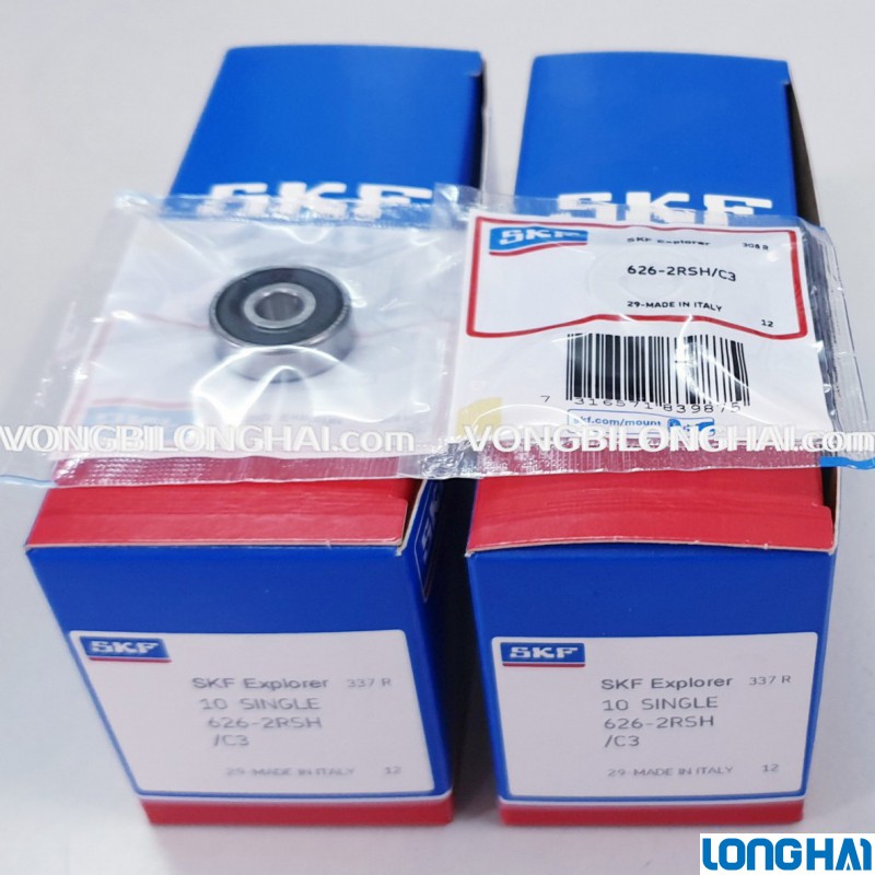 VÒNG BI CẦU SKF 626-2RSH/C3 CHÍNH HÃNG|SKF Long Hải: Vòng bi SKF - Đại lý uỷ quyền SKF chính hãng