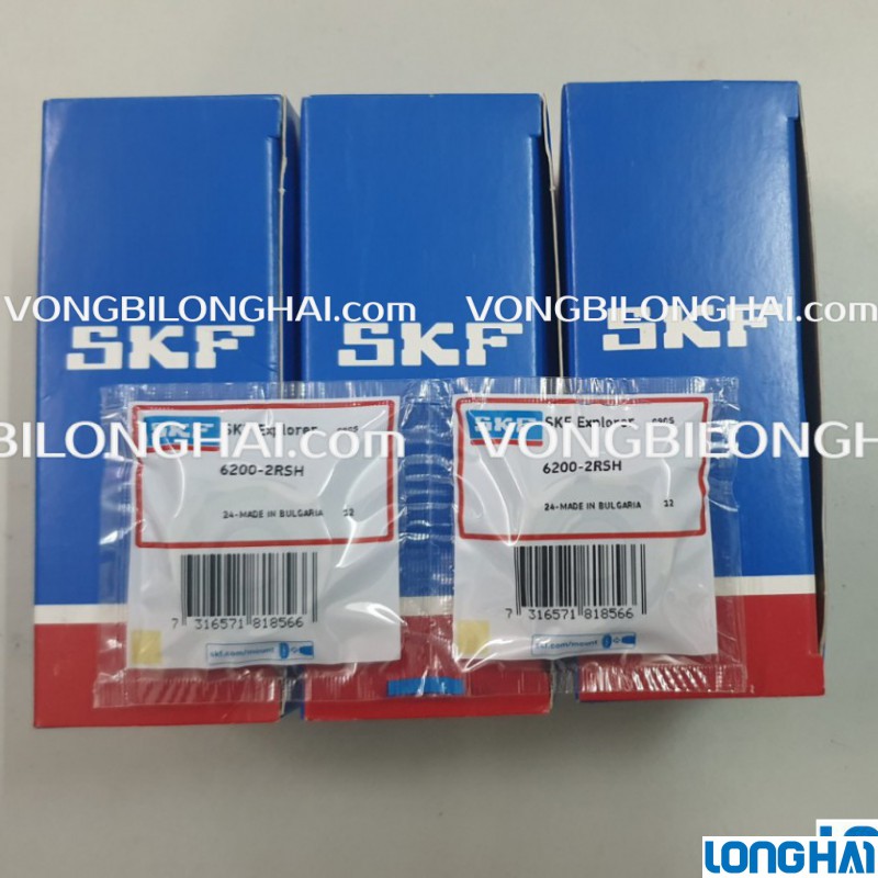 VÒNG BI CẦU SKF 6200-2RSH CHÍNH HÃNG