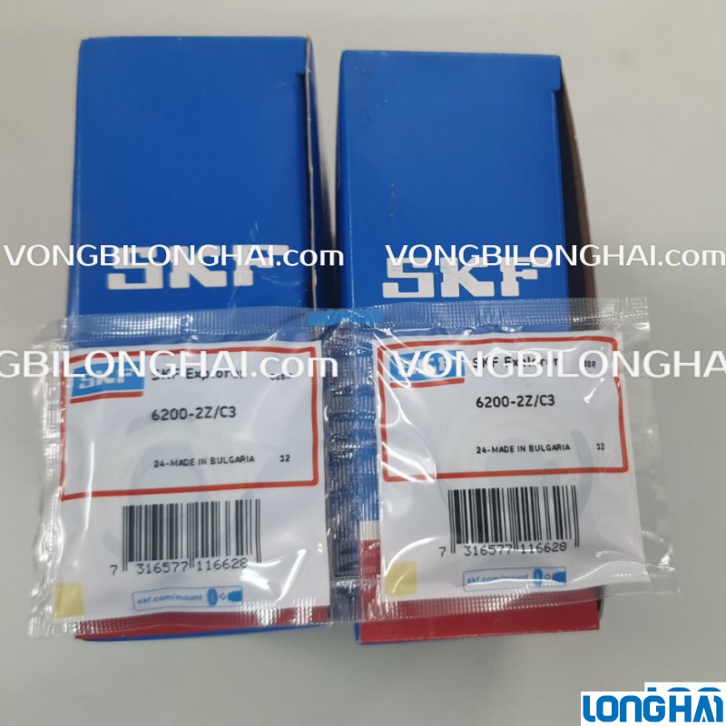 VÒNG BI CẦU SKF 6200-2Z/C3 CHÍNH HÃNG