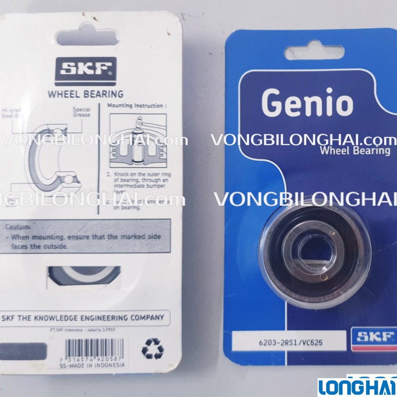 VÒNG BI XE MÁY SKF 6203-2RS1/VC525 CHÍNH HÃNG|SKF Long Hải: Vòng bi SKF - Đại lý uỷ quyền SKF chính hãng