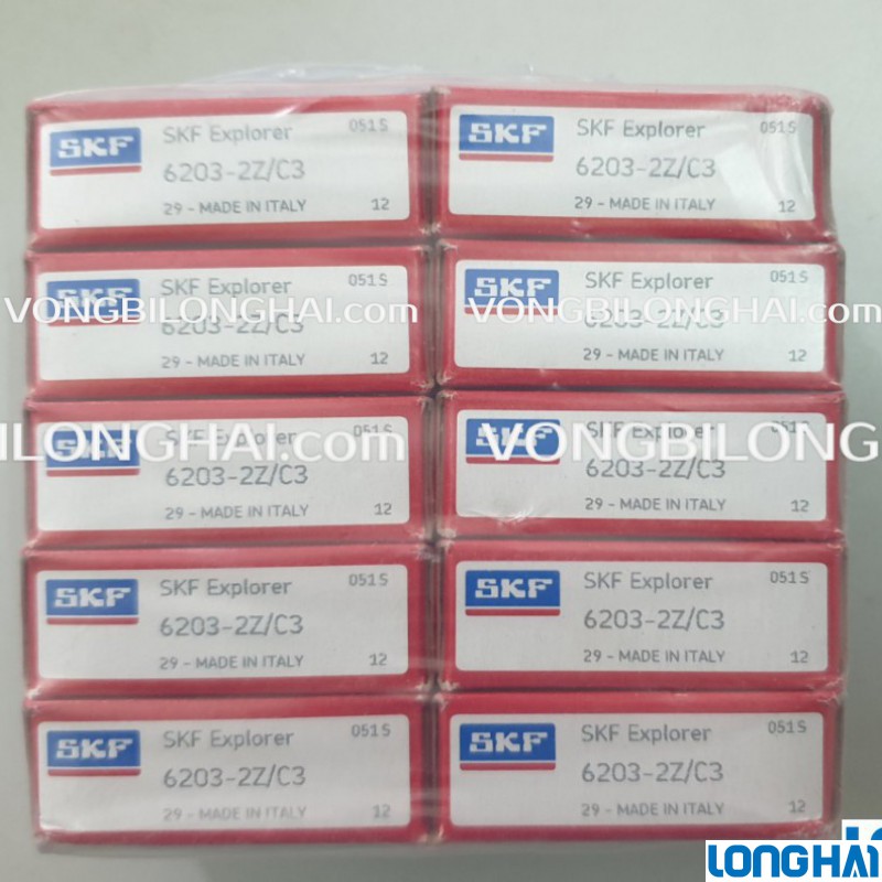 VÒNG BI CẦU SKF 6203-2Z/C3 CHÍNH HÃNG|SKF Long Hải: Vòng bi SKF - Đại lý uỷ quyền SKF chính hãng