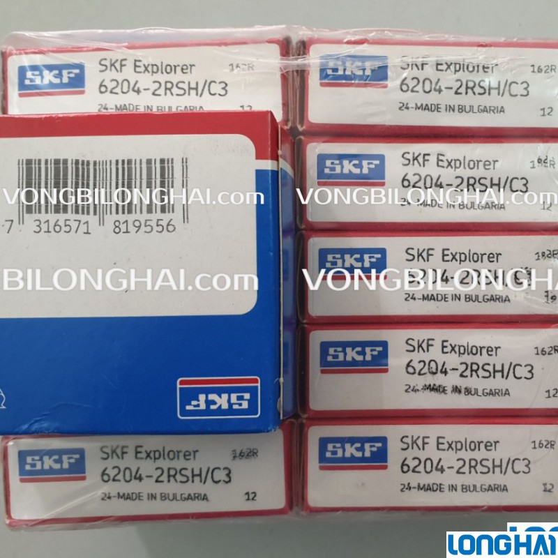 VÒNG BI CẦU SKF 6204-RSH/C3 CHÍNH HÃNG|SKF Long Hải: Vòng bi SKF - Đại lý uỷ quyền SKF chính hãng