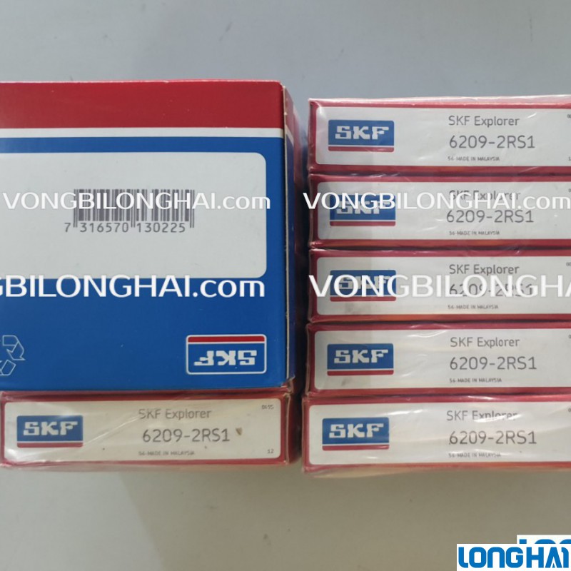 VÒNG BI CẦU SKF 6209-2RS1 CHÍNH HÃNG|SKF Long Hải: Vòng bi SKF - Đại lý uỷ quyền SKF chính hãng