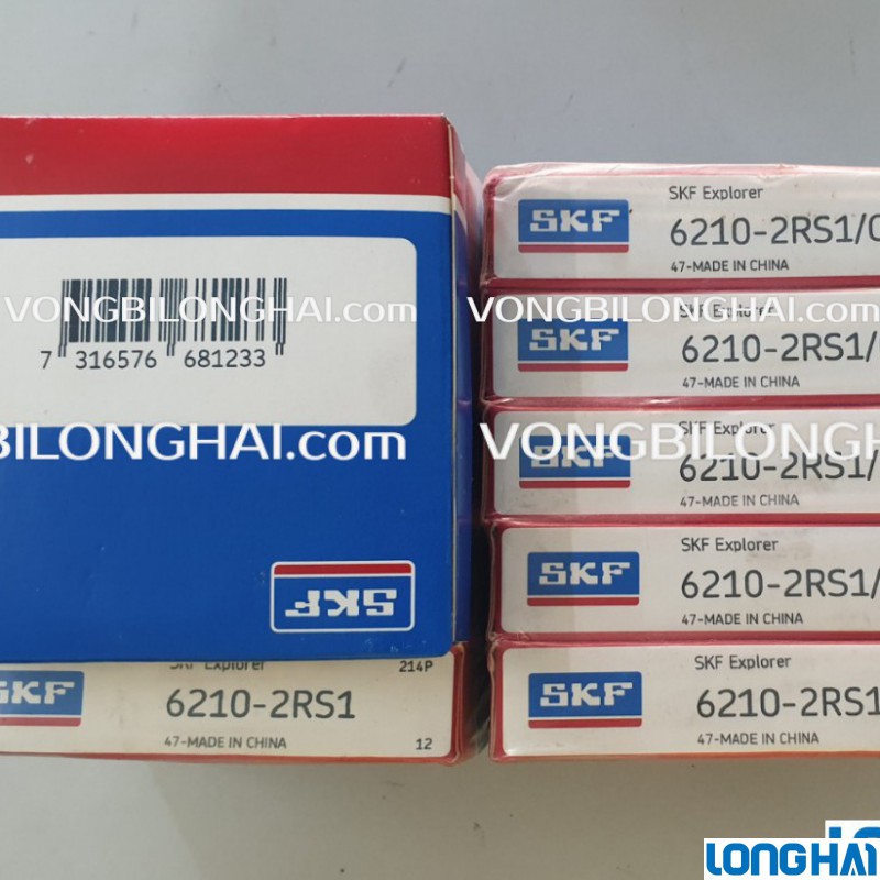 VÒNG BI CẦU SKF 6210-2RS1/C3 CHÍNH HÃNG|SKF Long Hải: Vòng bi SKF - Đại lý uỷ quyền SKF chính hãng