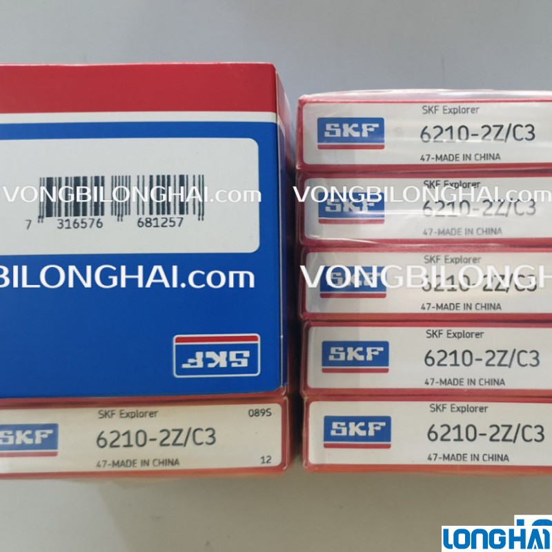 VÒNG BI CẦU SKF 6210-2Z/C3 CHÍNH HÃNG|SKF Long Hải: Vòng bi SKF - Đại lý uỷ quyền SKF chính hãng