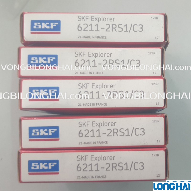 VÒNG BI CẦU SKF 6211-2RS1/C3 CHÍNH HÃNG|SKF Long Hải: Vòng bi SKF - Đại lý uỷ quyền SKF chính hãng