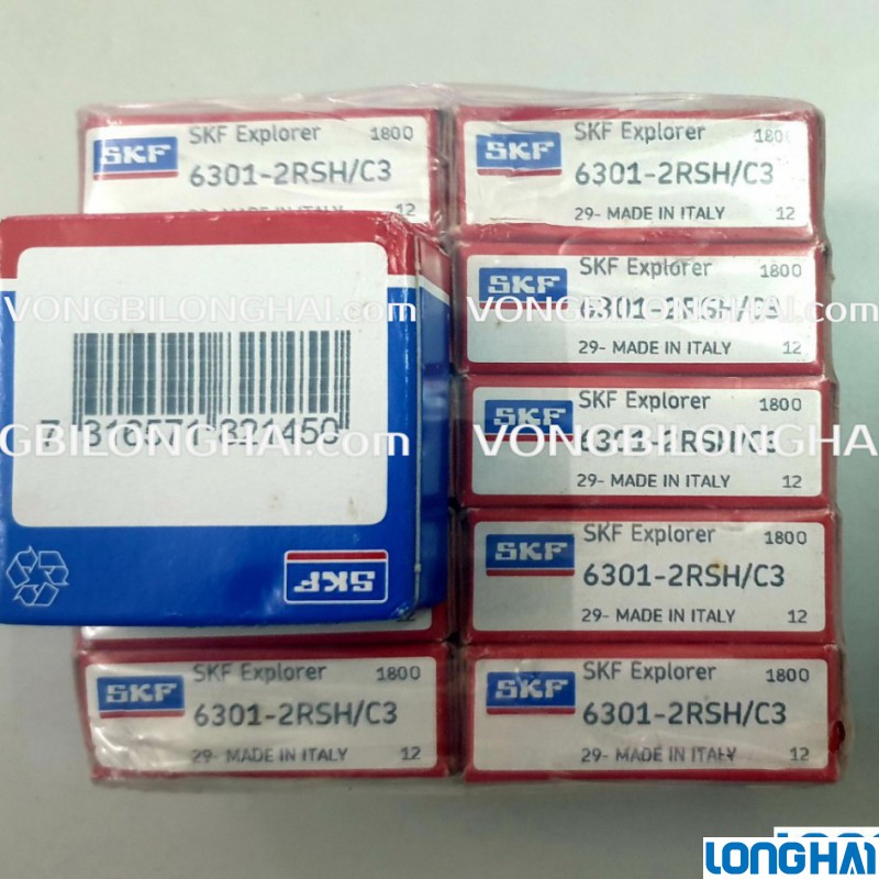 VÒNG BI CẦU SKF 6301-2RSH/C3 CHÍNH HÃNG|SKF Long Hải: Vòng bi SKF - Đại lý uỷ quyền SKF chính hãng