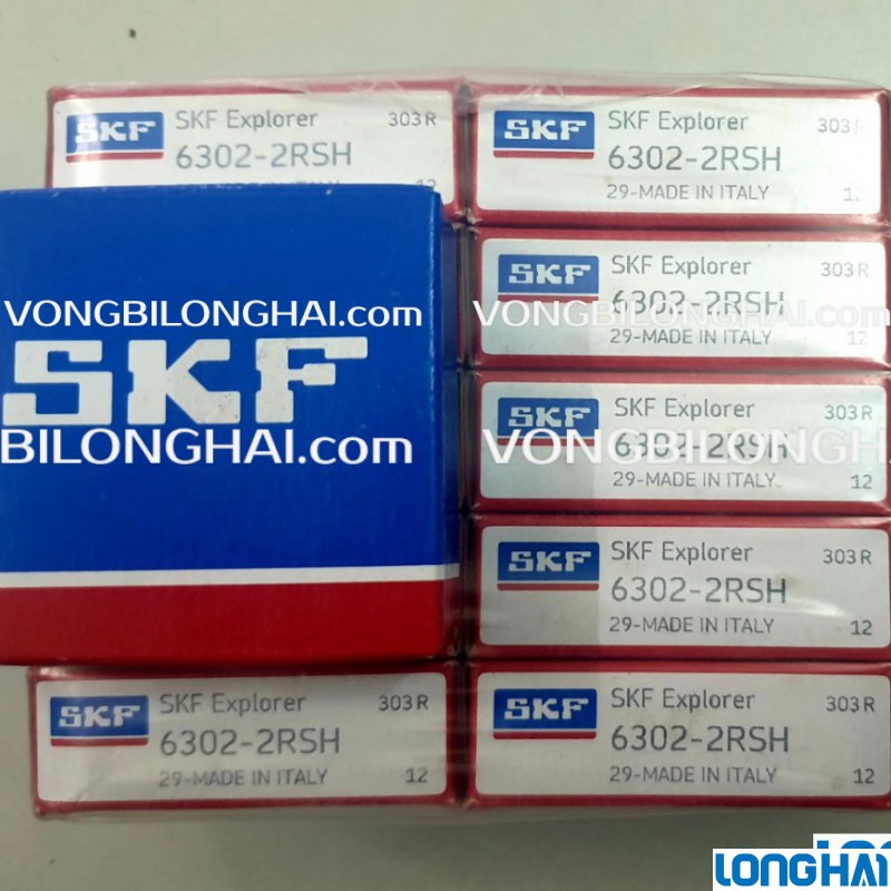 VÒNG BI CẦU SKF 6302-2RSH CHÍNH HÃNG