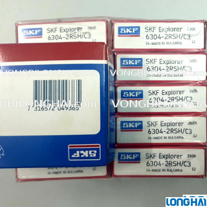 VÒNG BI CẦU SKF 6304-2RSH/C3 CHÍNH HÃNG|SKF Long Hải: Vòng bi SKF - Đại lý uỷ quyền SKF chính hãng