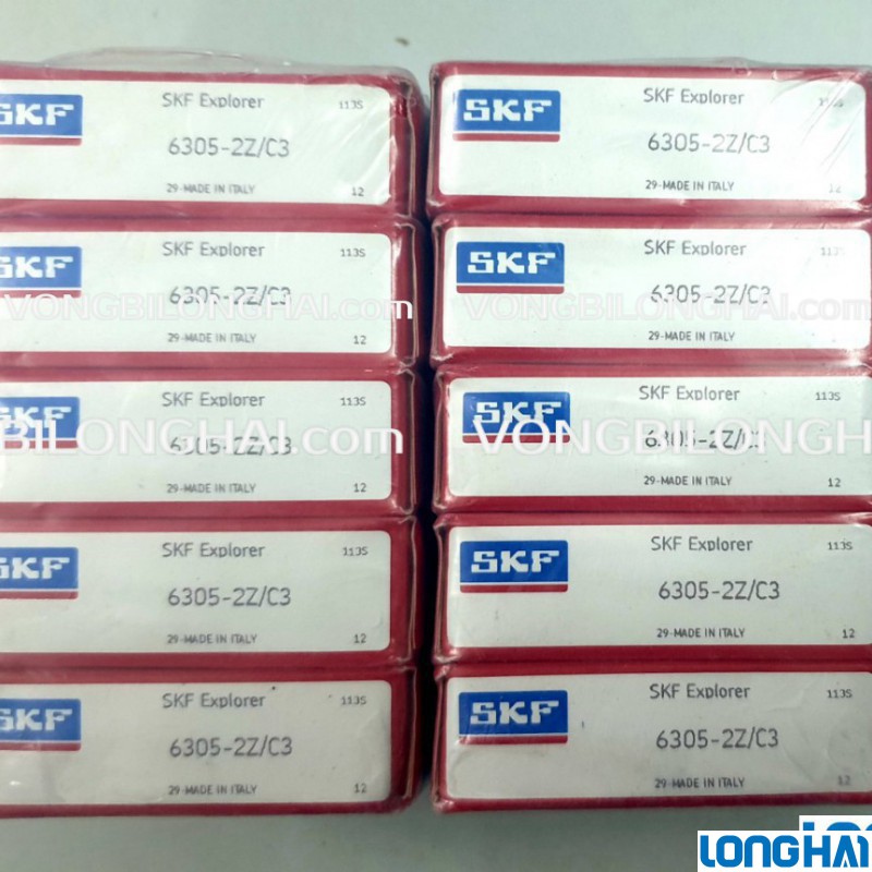 VÒNG BI CẦU SKF 6305-2Z/C3 CHÍNH HÃNG