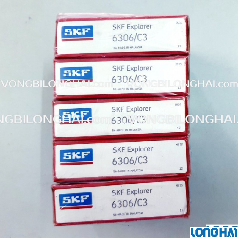 VÒNG BI CẦU SKF 6306/C3 CHÍNH HÃNG|SKF Long Hải: Vòng bi SKF - Đại lý uỷ quyền SKF chính hãng