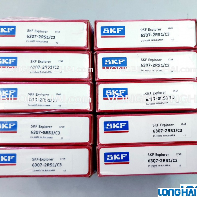 VÒNG BI CẦU SKF 6307-2RS1/C3 CHÍNH HÃNG|SKF Long Hải: Vòng bi SKF - Đại lý uỷ quyền SKF chính hãng