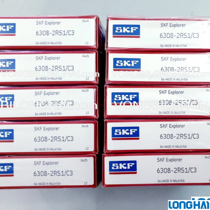 VÒNG BI CẦU SKF 6308-2RS1/C3 CHÍNH HÃNG|SKF Long Hải: Vòng bi SKF - Đại lý uỷ quyền SKF chính hãng