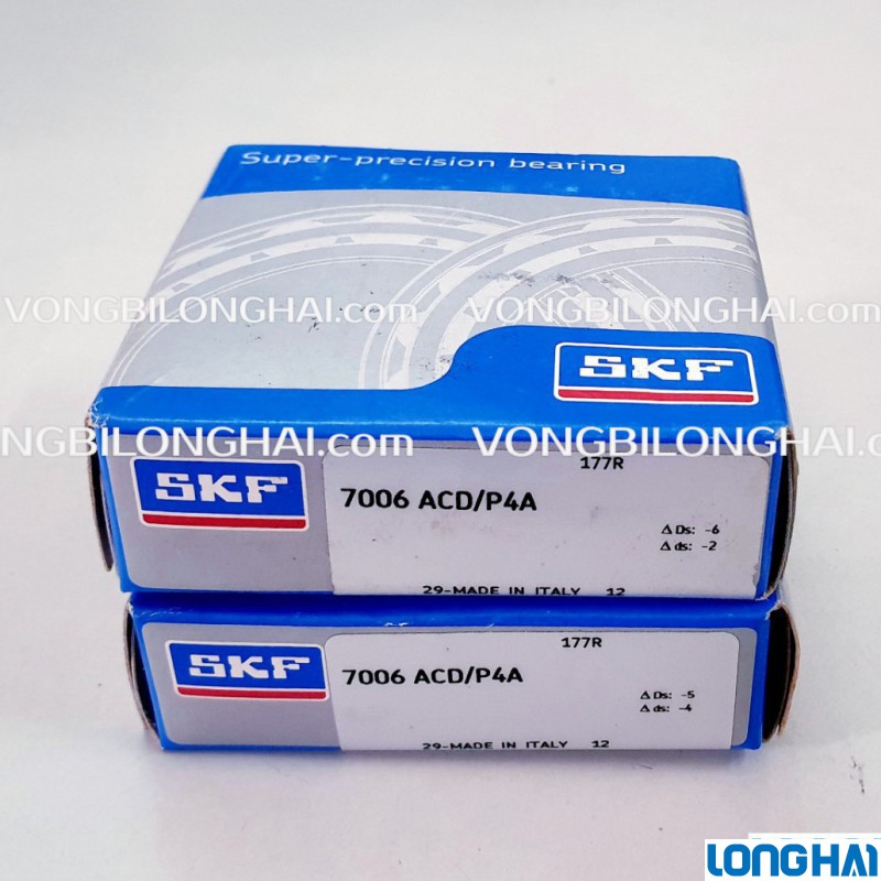 VÒNG BI ĐỠ CHẶN  7006 ACD/P4A SKF CHÍNH HÃNG|SKF Long Hải: Vòng bi SKF - Đại lý uỷ quyền SKF chính hãng