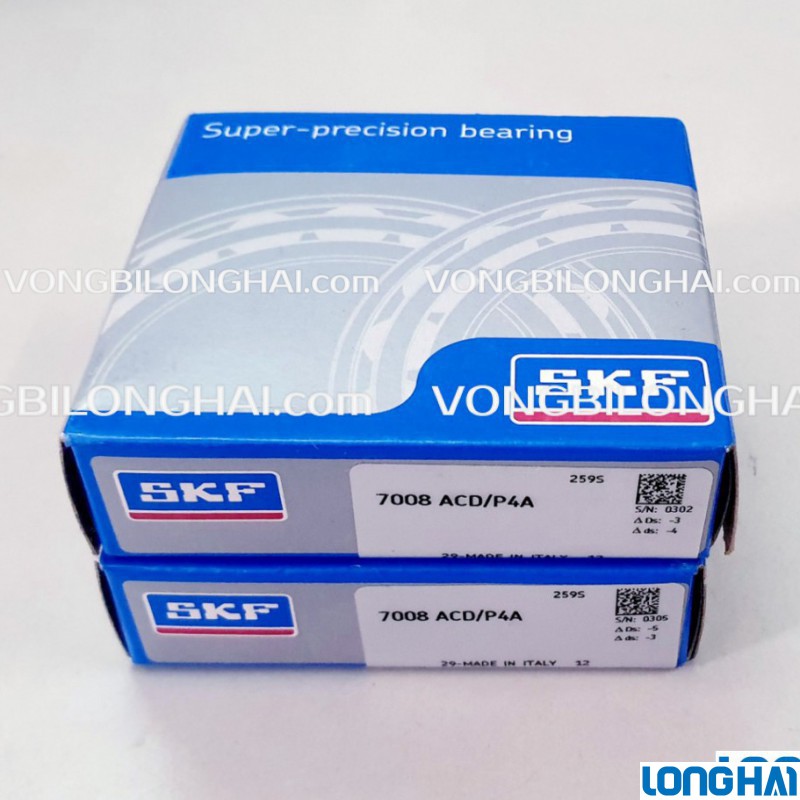 VÒNG BI ĐỠ CHẶN  7008 ACD/P4A SKF CHÍNH HÃNG|SKF Long Hải: Vòng bi SKF - Đại lý uỷ quyền SKF chính hãng