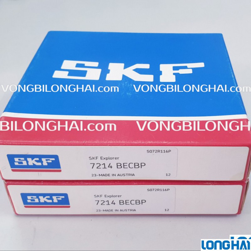 VÒNG BI ĐỠ CHẶN  7214 BECBP SKF CHÍNH HÃNG