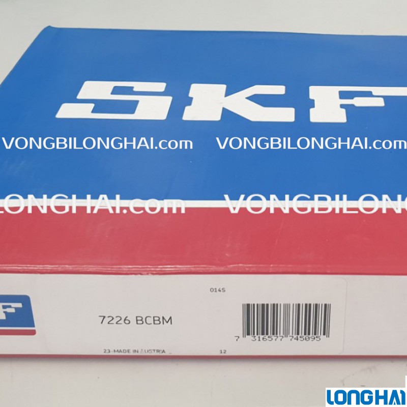 VÒNG BI ĐỠ CHẶN  7226 BCBM SKF CHÍNH HÃNG|SKF Long Hải: Vòng bi SKF - Đại lý uỷ quyền SKF chính hãng