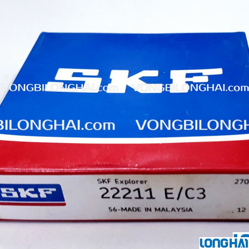 VÒNG BI SKF 22211 E/C3 CHÍNH HÃNG|SKF Long Hải: Vòng bi SKF - Đại lý uỷ quyền SKF chính hãng