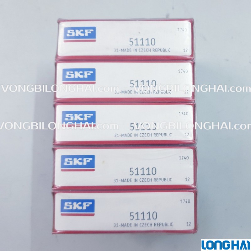 VÒNG BI TÌ CHẶN SKF 51110 CHÍNH HÃNG|SKF Long Hải: Vòng bi SKF - Đại lý uỷ quyền SKF chính hãng