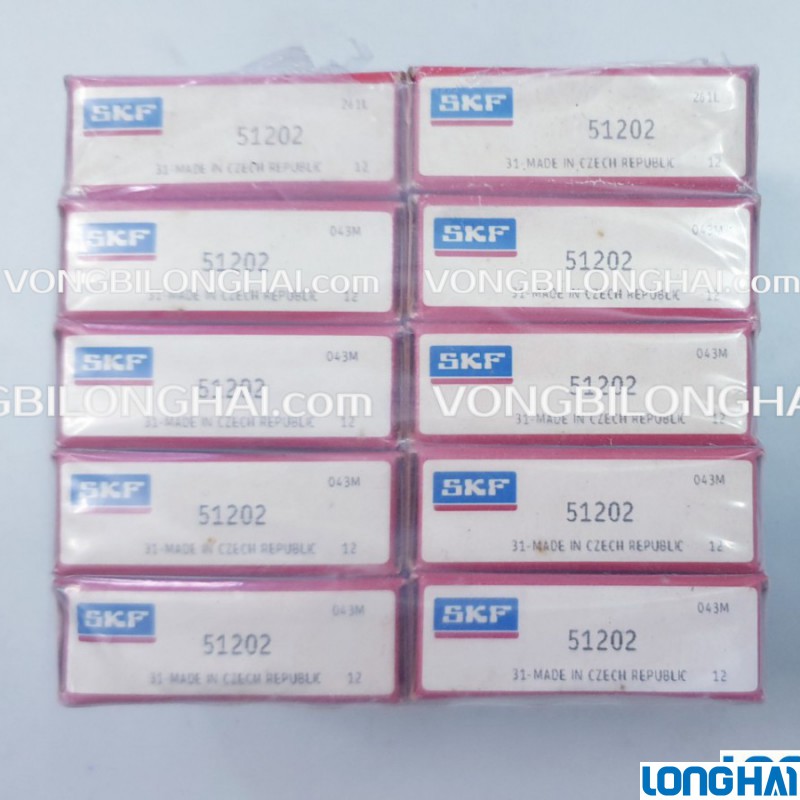 VÒNG BI TÌ CHẶN SKF 51202 CHÍNH HÃNG