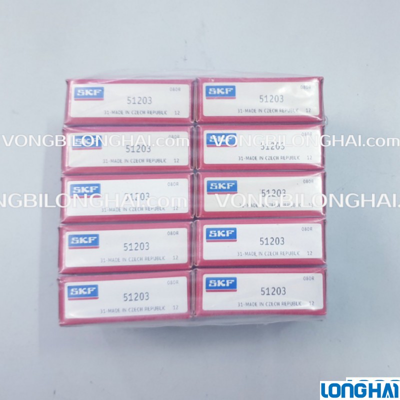 VÒNG BI TÌ CHẶN SKF 51203 CHÍNH HÃNG
