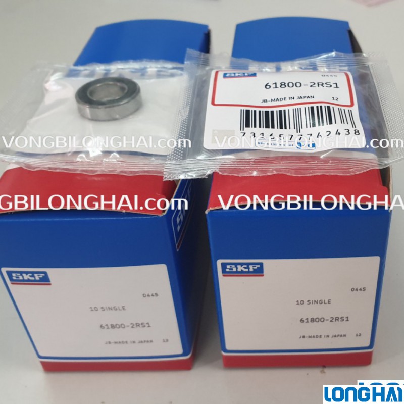 VÒNG BI CẦU SKF 61800-2RS1 CHÍNH HÃNG