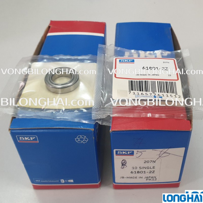 VÒNG BI CẦU SKF 61801-2Z CHÍNH HÃNG|SKF Long Hải: Vòng bi SKF - Đại lý uỷ quyền SKF chính hãng