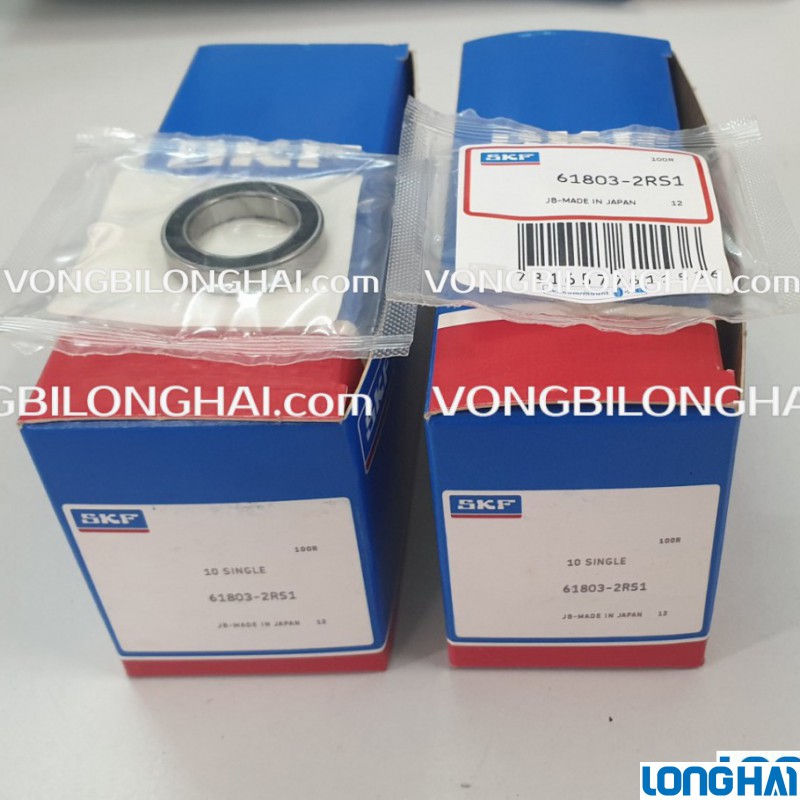 VÒNG BI CẦU SKF 61803-2RS1 CHÍNH HÃNG|SKF Long Hải: Vòng bi SKF - Đại lý uỷ quyền SKF chính hãng