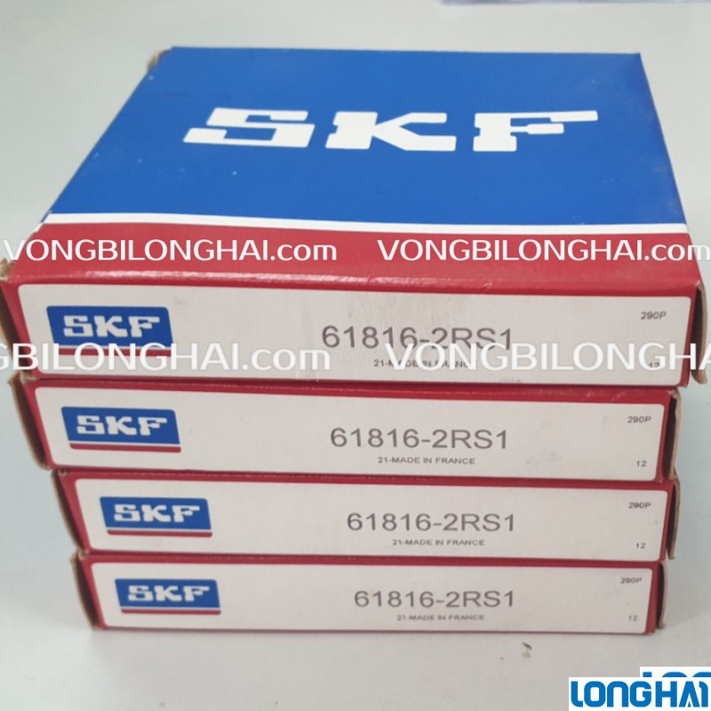 VÒNG BI CẦU SKF 61816-2RS1 CHÍNH HÃNG