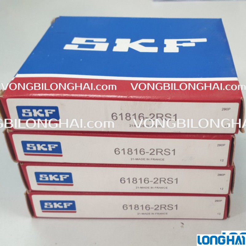 VÒNG BI CẦU SKF 61816-2RS1 CHÍNH HÃNG|SKF Long Hải: Vòng bi SKF - Đại lý uỷ quyền SKF chính hãng