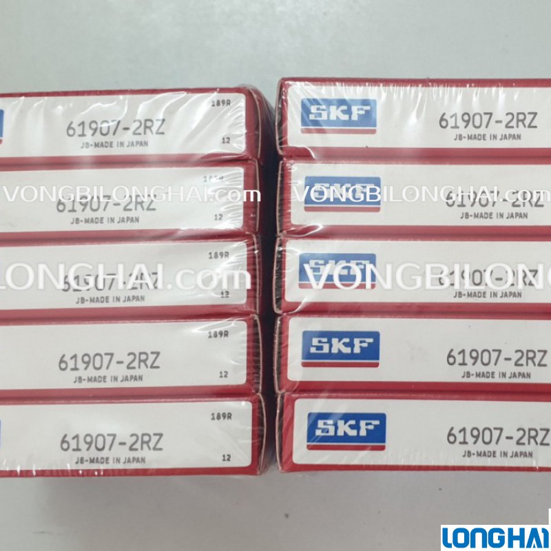 VÒNG BI CẦU SKF 61907-2RZ CHÍNH HÃNG|SKF Long Hải: Vòng bi SKF - Đại lý uỷ quyền SKF chính hãng