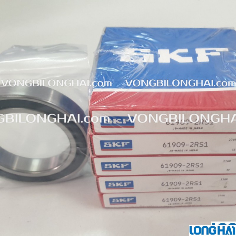 VÒNG BI CẦU SKF 61909-2RS1 CHÍNH HÃNG|SKF Long Hải: Vòng bi SKF - Đại lý uỷ quyền SKF chính hãng