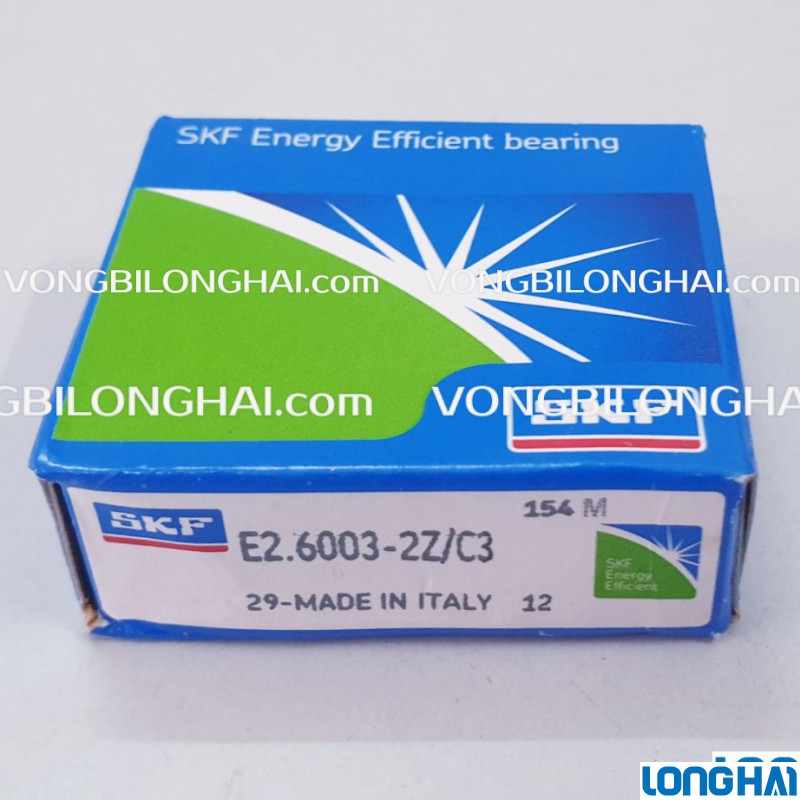 VÒNG BI CẦU SKF E2.6003-2Z/C3 CHÍNH HÃNG