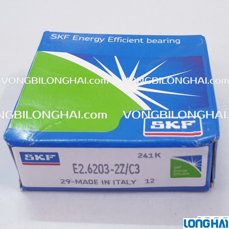 VÒNG BI CẦU SKF E2.6203-2Z/C3 CHÍNH HÃNG|SKF Long Hải: Vòng bi SKF - Đại lý uỷ quyền SKF chính hãng