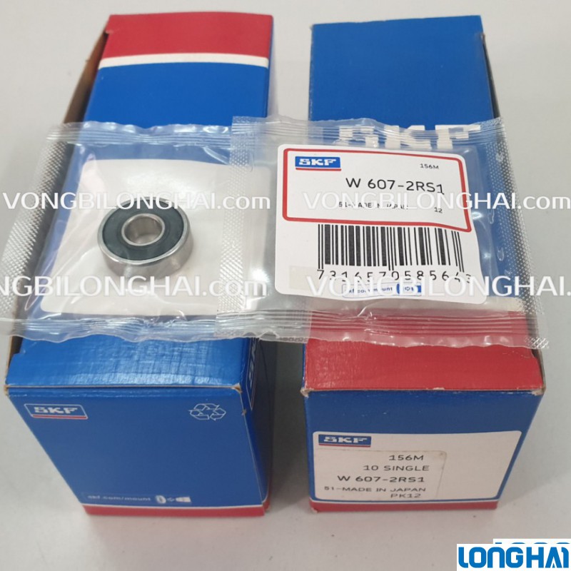 VÒNG BI CẦU SKF W 607-2RS1 CHÍNH HÃNG