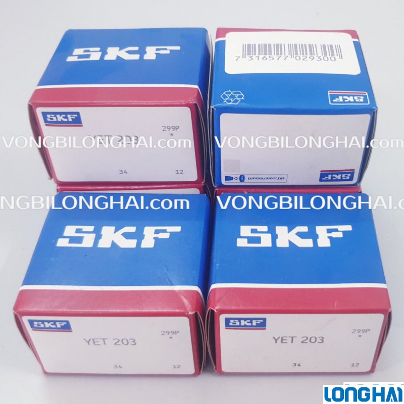 VÒNG BI SKF YET 203 CHÍNH HÃNG