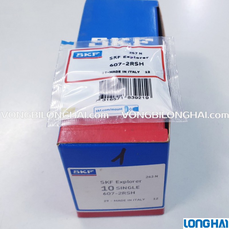 VÒNG BI CẦU SKF 607-2RSH CHÍNH HÃNG