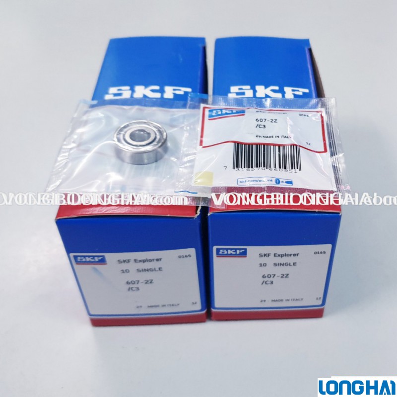 VÒNG BI CẦU SKF 607-2Z/C3  CHÍNH HÃNG|SKF Long Hải: Vòng bi SKF - Đại lý uỷ quyền SKF chính hãng